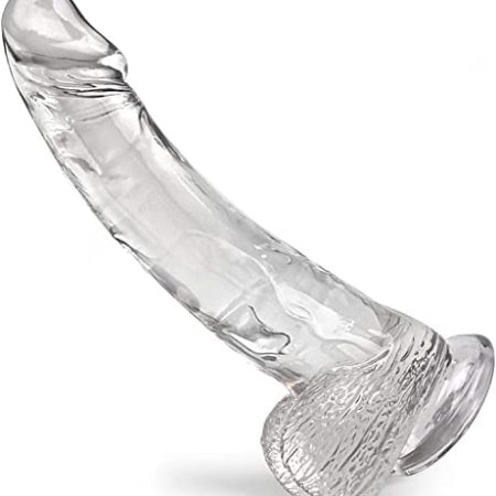 Realistic Dildo Sex Toys4couples Men & Women Thrusting Anal Toys Clear Dildo, Sex Toy Dildos Adult Sex Large Dildo 7.8 Inch Huge Dildos Sex Toys4women Big Dildos for Couples Thrusting Dildo Sex Toy