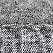 Plush and linen fabric