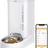 PETKIT Automatic Cat Feeder, 2.4GHz Auto Cat Feeder with App Control 3L, Low Food & Blockage Sensor, 304 Stainless Steel Bowl, Fresh Lock Technology,1-30 Meals/Day Anti-Clog Pet Feeder, White