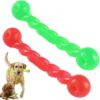 2 PCS Doggy Durable Chew Toy Durable Dog Chew Toy Dental Care A Chew Stick for Teething Puppies Washable Flexible Floating Swimming Pool Dog Toy (Medium)