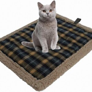 Amoyeric Self Heating Pet Blanket Pad Ideal for Cat/Dog Bed(S)