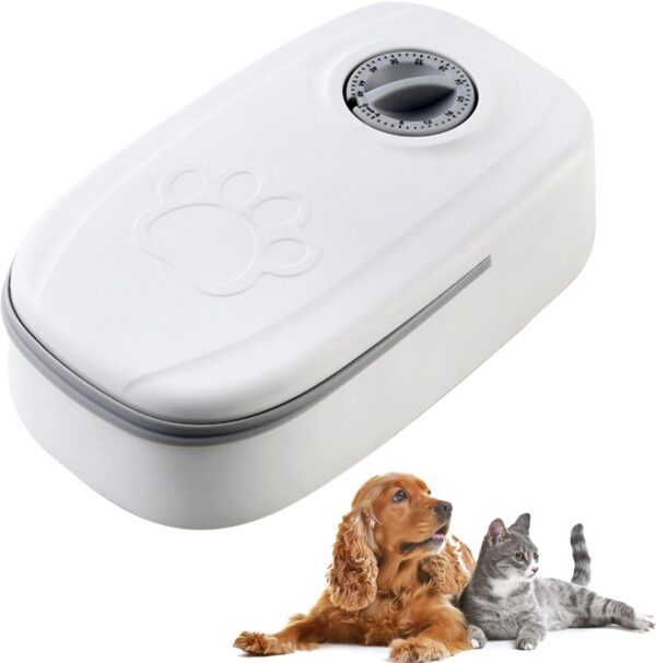 Automatic Cat Feeder, Cat Feeder Automatic With 48H Timer, 350ML Cat Food Dispenser for Wet or Dry Food, Automatic Pet Feeders for Cats Small Dogs, Cat Timer Feeding Bowl Timed Cat Feeding Station