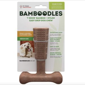 Bamboodles T Bone Dog Chew for the most aggressive of chewers MEDIUM CHICKEN