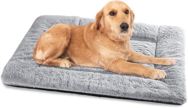 Baodan Dog Bed Mat 112x71 cm, Soft & Warm Pet Pad with Non-slip Bottom - Washable Dog Bed Mattress for Crate and Pet Bed