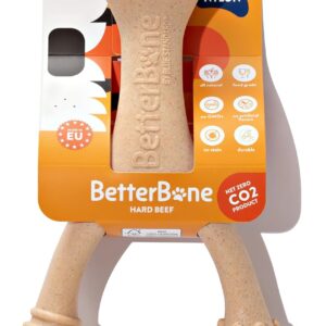 BetterBone - All-Natural, Nylon-Free Dog Chew Toys - Hard Density - Ideal for Strong to Aggressive Chewers - Non-Toxic, Promotes Dental Health, Splinter-Resistant, Sustainably Made