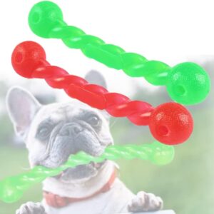 CHUNZHILAI 2 Pieces Rubber Dog Chew Toy Dog Toys for Aggressive Chewers Dog Chew Toys Indestructible for Large Breed Dog Dental Care Teeth Cleaning