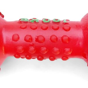 Dog Toys for Aggressive Chewers, Indestructible and Interactive Pet Toy for Small and Medium Dogs - Dumbbell-Style Toy for a Strong Chewing and Hours of Playtime.