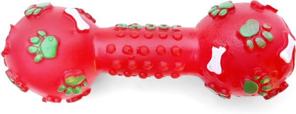 Dog Toys for Aggressive Chewers, Indestructible and Interactive Pet Toy for Small and Medium Dogs - Dumbbell-Style Toy for a Strong Chewing and Hours of Playtime.