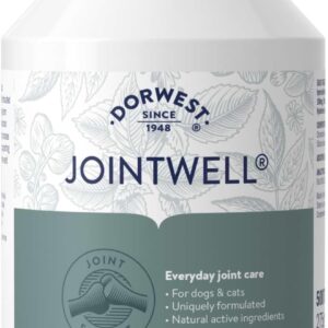 Dorwest JointWell 500 Tablets for Dogs & Cats – Natural Dog Supplements to Support Joint Mobility and Comfort, with Glucosamine, Chondroitin, Zinc, Vitamin C and Hyaluronic Acid