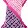 Fadcaer Dog Plush Squeaky Toys Interactive Toys Bone Shaped Dog Squeaky Toys Soft Dog Chew Toys for Boredom,Stuffed Squeaky Dog Toys Puppy Toys for Small Medium Large Dogs (Pink)