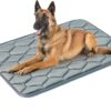 Geegoos XL Dog Crate Mattress,Washable Soft Kennel Pads,Pet Bed Blanket Dog Crate Mat Suitable for 48 inch Cage,Dog Bed Mats for Extra Large Dogs and Cats(119x74cm,Grey)