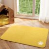 HotLive Pet Feeding Mat, Absorbent Dog Food Mat, No Stains Cat Bowl Mat for Food and Water, Easy to Clean Pet Placemats, Quick Dry Dog Water Dispenser Mat for Messy Drinkers, Pet Accessories Supplies