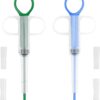 KARAA 2 Pcs Tablet Introducer Cat Tablet Dispenser Feeder Pet Capsule Tablets Pill & Liquid Feeding Dispenser Tool Soft Tip Injector Syringes for Dogs Cats