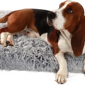 Kalttoy Dog Bed 4 Sizes For Dogs Up To 14/40/50/90lbs Orthopedic Dog Beds With Removable Washable Plush Cover Foam Pet Bed Mat