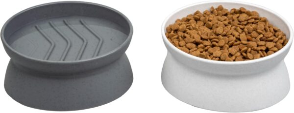 Kitty City Raised Cat Food Bowl Collection/Stress Free Pet Feeder and Waterer and Slow Feed Bowls