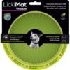 LICKIMAT Wobble, Dog Slow Feeder Bowl Lick Mat, Boredom Anxiety Reducer; Perfect for Food, Treats, Yogurt, or Peanut Butter. Fun Alternative to a Slow Feed Dog Bowl, Green
