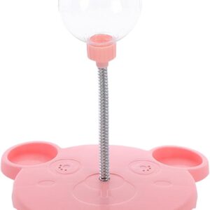 Lam-lord Pet Slow Feeder, Cat Dispenser Toys Small Dogs Leaking Treats Ball Pet Interactive Toy for Puppy Small Dogs Cats(Pink)