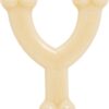 Nylabone Dura Chew Extreme Tough Dog Chew Toy Bone, Chicken Flavour Wishbone, S, for Dogs Up to 11 kg