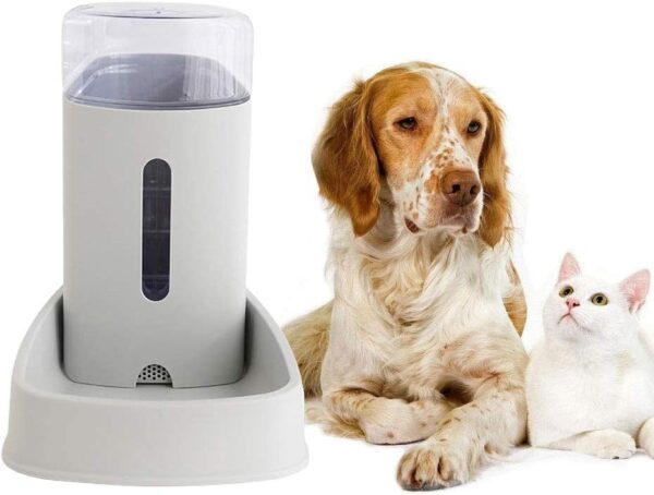 Old Tjikko Pet Water Dispenser,Cat Water Bowl,Dog Water Bowl Automatic,Large Automatic Drinking Fountain for Cat Dog,3.8L(1 Gallon) Pet Waterer (Pet Waterer)