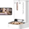 PETKIT Automatic Cat Feeder with Camera,1080P HD Video with Night Vision, 5L Auto Pet Feeder for Cat Dog, 2-Way Audio, Battery-Backup, Low Food & Motion Sensor, WiFi Enabled Cat Food Dispenser