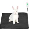 Pet Heating Pad Waterproof Dog Electric Blanket Heated Cat Beds for Indoor Cats with Durable Anti-bite Tube for Cats and Dogs Puppy Hamster Rabbit Guinea Pig,45x45cm