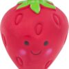 Petface Latex Strawberry Soft Chew Dog Toy, Large