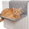 PiuPet® Cat hammock I For Cats up to 7kg I Suitable for Radiators with 9-12cm width I Cat Radiator Hammock I Cat Radiator Bed | Cat Beds | Heated Cat Bed | Cat Accessories for Indoor Cats