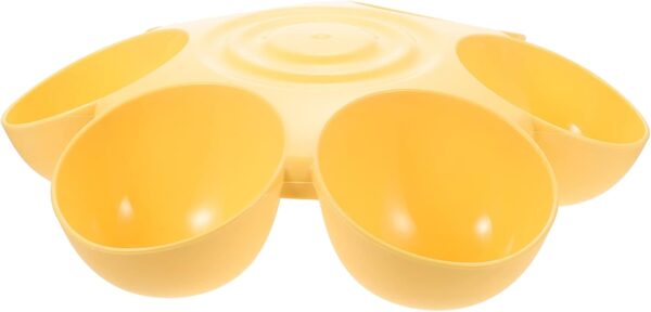 Puppy Puppy Bowls Multi Cat Feeding Bowls,Puppy Food Bowls 6 Pet Food Bowl Litter Food Kitten Feeders Pet Food Feeder Bowl for Multiple Kittens Puppies-Yellow Cat Feeding Station