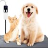 Pymeter Pet Heating Pad with Adjustable Constant Temperature Control, Waterproof Heating Pad with Timer for Outdoor Dog House, Chew Proof Heated Mat for Inside Cats Dog Bed (24" x 35", Grey)