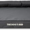 Replacement Outer Cover Only For The Dog's Bed Orthopaedic, Washable Oxford Fabric, XL Grey with Black Piping