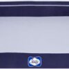 SEALY Lux Pet Dog Bed | Quad Layer Technology with Memory Foam, Orthopedic Foam, and Cooling Energy Gel. Machine Washable Cover. Large, Navy