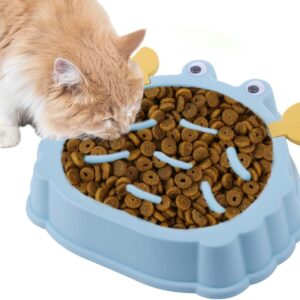 Slow Feeder Dog Bowl,Dog Food Bowl Pet Food Bowl with Non-Slip,Puppy Food Bowl Prevent Choking and Overeating,Dog Bowls Fit Small Medium Dogs and Cats (Crab)