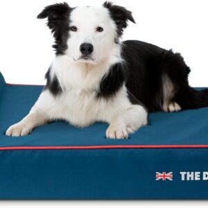 The Dog’s Bed Orthopaedic Dog Bed Coronation Large Blue/Red Union Jack Waterproof Memory Foam Dog Bed