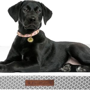 Wags N' Whiskers Atkins Lattice Orthopedic X-Large Large Pet Bed