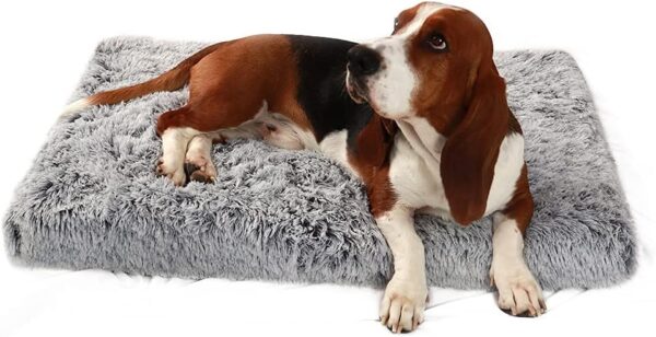 YiQinzcxg Dog Bed 4 Sizes For Dogs Up To 14/40/50/90lbs Orthopedic Dog Beds With Removable Washable Plush Cover Foam Pet Bed Mat
