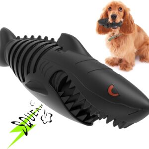 ZIKKTA Dog Toys, Squeaky Dog Chews. Natural Rubber Toothbrush. Pet Dental Care & Plaque Removal for Small to Large Dogs