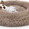 perpets Orthopedic Dog Bed Comfortable Donut Cuddler Round Dog Bed Ultra Soft Washable Dog and Cat Cushion Bed (Style 6)