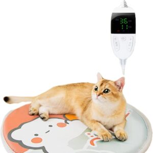 self Heating cat Bed cat Heating pad Heated cat Bed pet Heating Pads for Cats Heated cat Bed Indoor pet Blanket Heating cat mat Waterproof Scratch Shock Proof Electric Proof Constant Temperature (S)