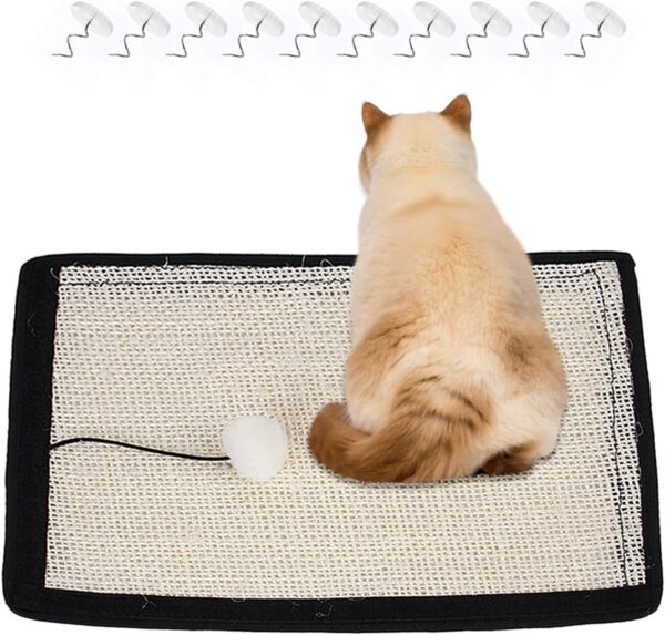 1 Piece Cat Scratching Mat, Pet Cat Scratching Board, Cat Scratching Pad That Can Protect Furniture, Sisal Cat Scratch Protector, Furniture Protector.