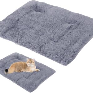 KLUFO Warming Cat Bed - Soft Warm Warming Cat Beds for Indoor Cats,Non-slip Puppy Heating Pad Electric Heated Dog Mat Thermal Blanket Keep Pets Warmer