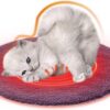 Vimoli Dog Bed, Pet Heating Pad for Cats, Dogs, Waterproof Electric Heating Mat for Indoor Use, Adjustable Heat Mat, Heated Bed for Pets, Purple, 6.5