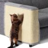 Navaris Cat Scratch Mat Sofa Shield - Natural Sisal Furniture Protector Scratching Pad for Cats - Scratch Carpet for Couch, Sofa, Chair - Right