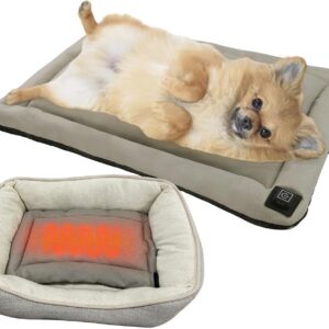 Bexdug Cat Heating Pad | Cat Bed Heating Pad, Electric Heating Mat | Anti-slip Type-C Pet Warming Pad For Outdoor, Waterproof Pet Electric Blanket, Heated Pet Mat