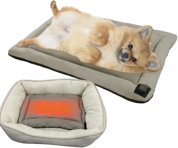 Bexdug Cat Heating Pad | Cat Bed Heating Pad, Electric Heating Mat | Anti-slip Type-C Pet Warming Pad For Outdoor, Waterproof Pet Electric Blanket, Heated Pet Mat