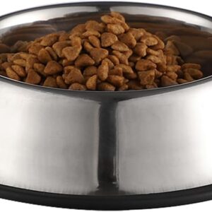 Cat Feeder for Wet Food Dry Food Water Dog Cat Stainless Steel Cat Bowl, Cat Food Bowl With Non Slip Rubber Base, Cat Water Bowl, Cat Feeding Bowl, Pet Bowl,Pet Bowls for Cats, Dog Bowl