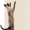 Cat Scratcher Wall - 50×80cm/19.6"×31.4" Couch Corner Scratching Post, Hook & Loop Cat Scratching Rug Wall Scratchers for Indoor Cats, Carpet Cat Scratching Mat Sisal, Cat Scratching Pad for Indoor