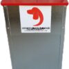 Duncan's Dog Feeder - Galvanized Metal Pet Food Station for Outdoor or Indoor Use - Automatic Gravity Self Feeding Dispenser for Small, Medium, and Large Breeds - Holds 25 Pounds of Dry Kibble