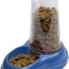 Ferplast Food or water dispenser for dogs and cats AZIMUT 1500 Pet dispenser 1, 5 Liter Dry food feeder water feeder, Sturdy plastic, Non-slip bottom, 16,5 x 25 x h 24,5 cm Blue