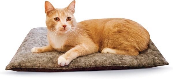 K&H PET PRODUCTS Amazin’ Kitty Pad Unheated Gray 15 X 20 Inches - 2 pack