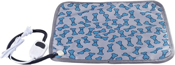 LJFLI 45x45cm Electric Heating Pad Blanket Pet Mat Bed Cat Dog Winter Warmer Pad Home Office Chair Heated Mat 110V